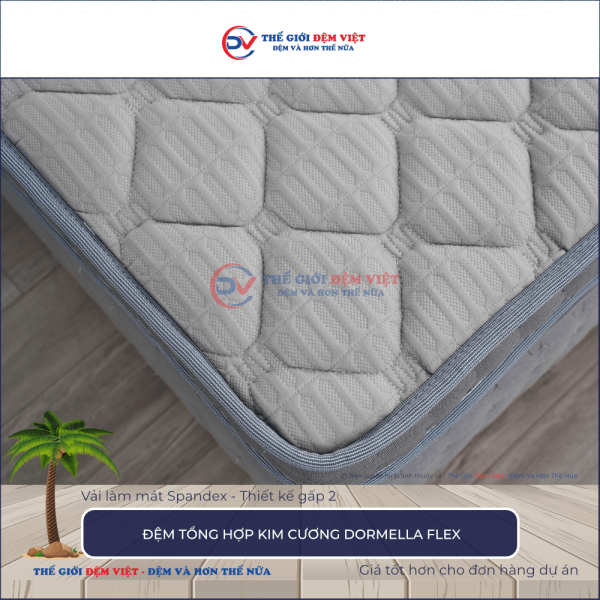 Đệm tổng hợp Kim Cương Dormella Flex